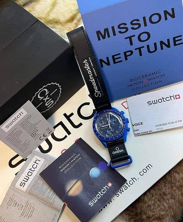 Omega Moon Swatch Mission to Neptune 1