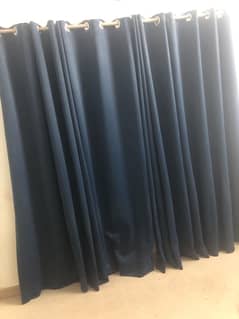 neavy Blue  6 curtains