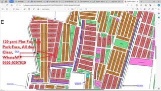 120 yard Plot For sale, Park Face old Blk, North Town Residency 1