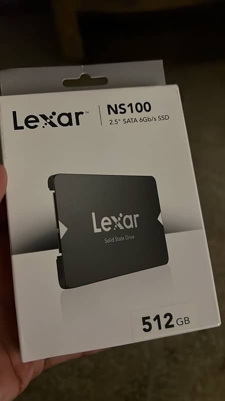 Lexar SSD 512GB new 0