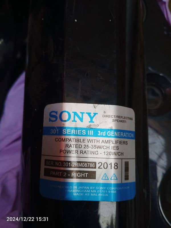 SONY 3rd generation 4