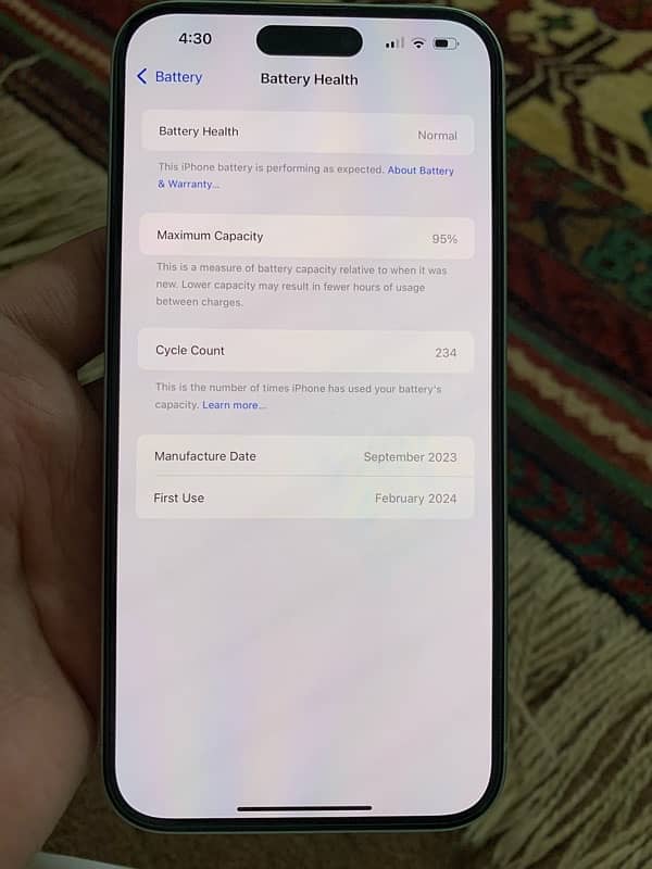 iPhone 15 plus 128gb green factory unlock 7