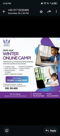 winter camp