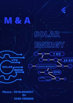 M & A VFD SOLAR INVERTOR