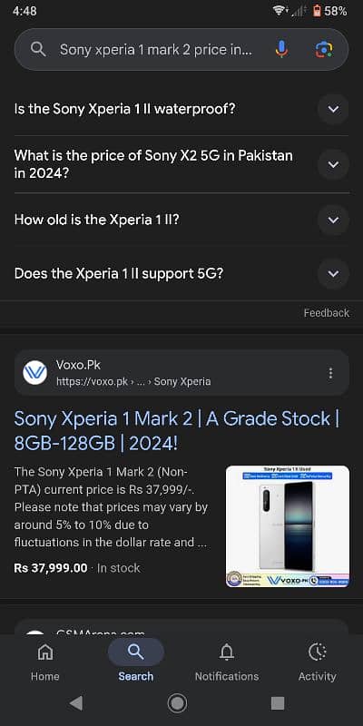 sony xperia 1 mark 2 for sale 5