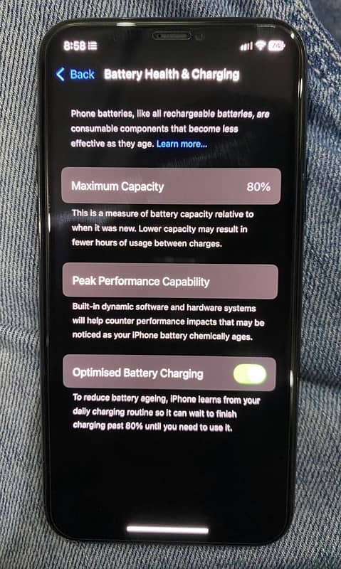 iphone 11 pro pta approved 64gb 80% health 1