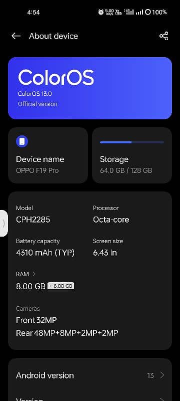 oppo f19 pro 0