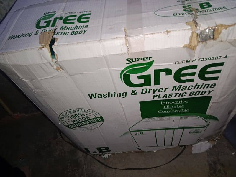 Gree Washing Machine Brand New condition Urgent sale 0