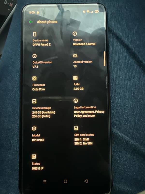 Oppo Reno2 Z 0