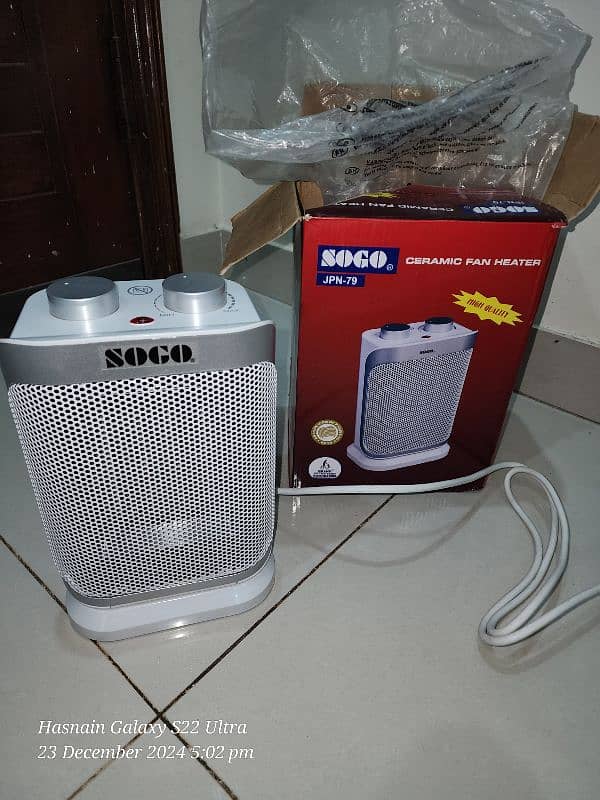 ASSALAM O ALAIKUM SOGO HEATER FOR SELL 0