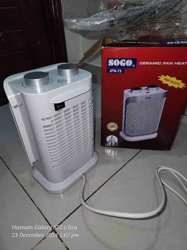 ASSALAM O ALAIKUM SOGO HEATER FOR SELL 3