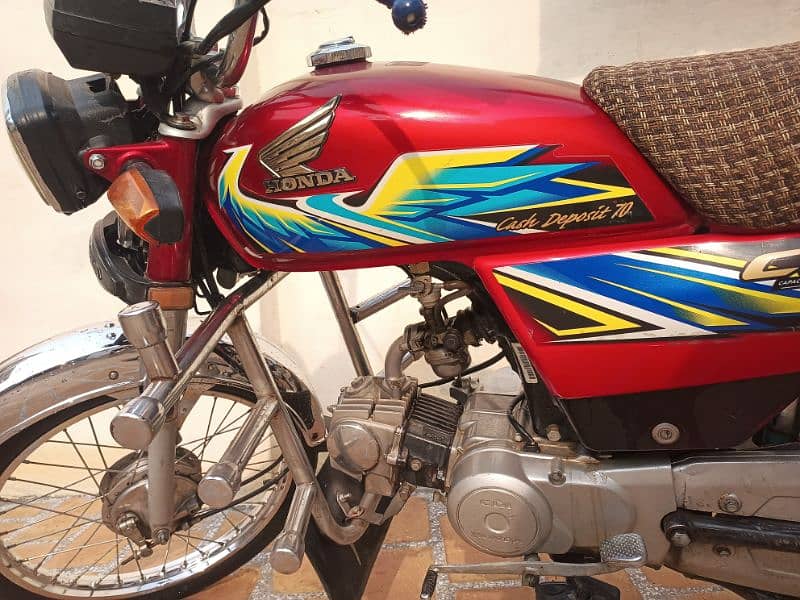 Honda 70 , 2021 model, swabi number 9