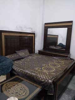 One month used wooden room furniture for sale in excellent condition