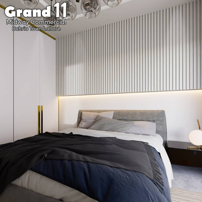 1-Bed Luxury Apartment in Grand 11 | Four-Star Service Apartments | Booking from PKR 12 Lac 7