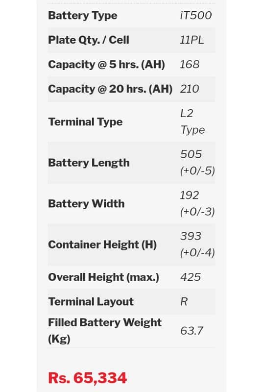 new battery AGS 2500wt 1