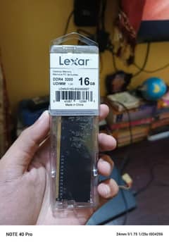 16gb ram lexar DDR4 3200 Mhz