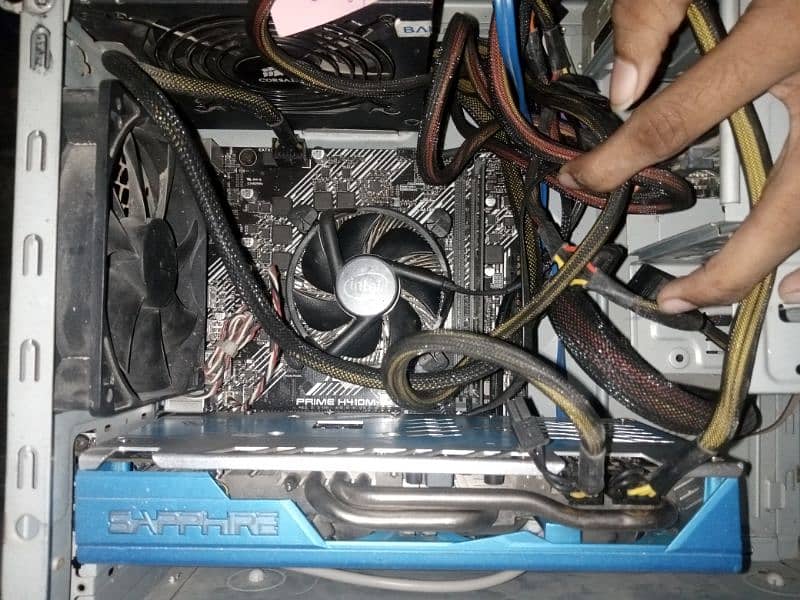 Gaming PC i3 10105 and Graphic card Rx590 8gb 4