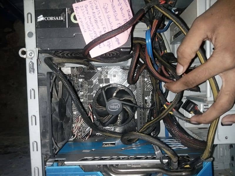 Gaming PC i3 10105 and Graphic card Rx590 8gb 7