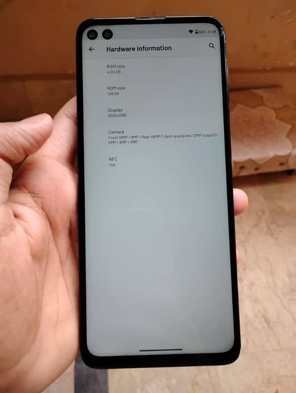 Moto One 5G UW 4/128 Non Pta Good Condition 6