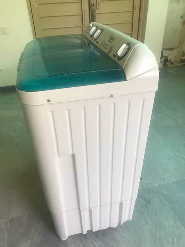 Haier washing machine FORSALE - double washer and dryer-like brand new 5