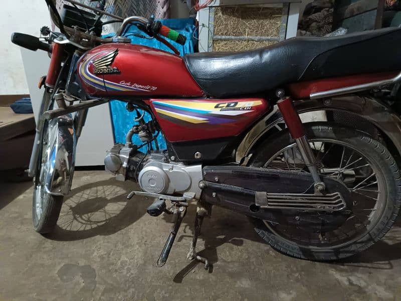 HONDA CD 70 2014 MODEL 03205493201 pic night ki hain 5