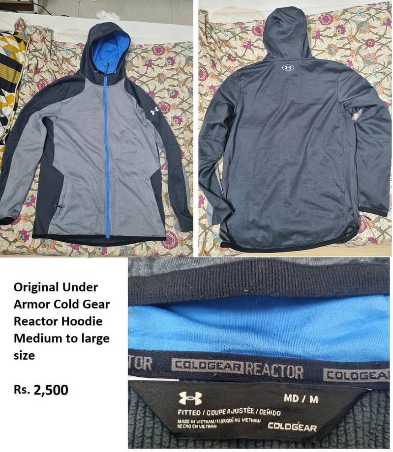 Under Armour Hoodie Upper Jacket Original Branded 1