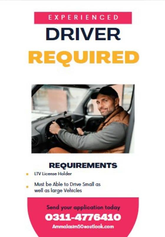 Driver Required 0