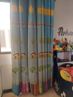 2 kids room curtains