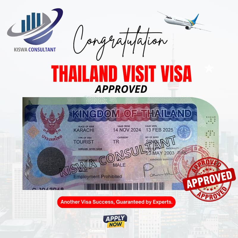 Visit Visa Services (Bahrain, Canada, Malaysia, Thailand, USA and UK) 8