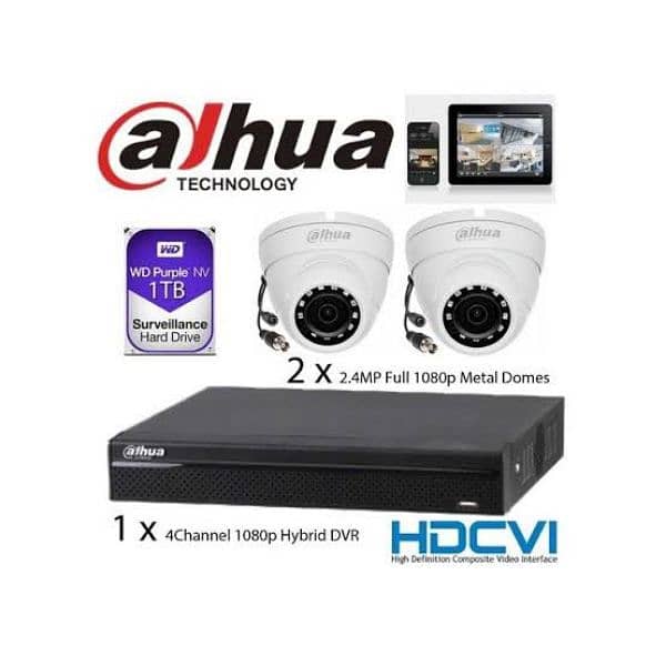 Dahua cctv camera loot sale with installations get in 1 year warranty. 4