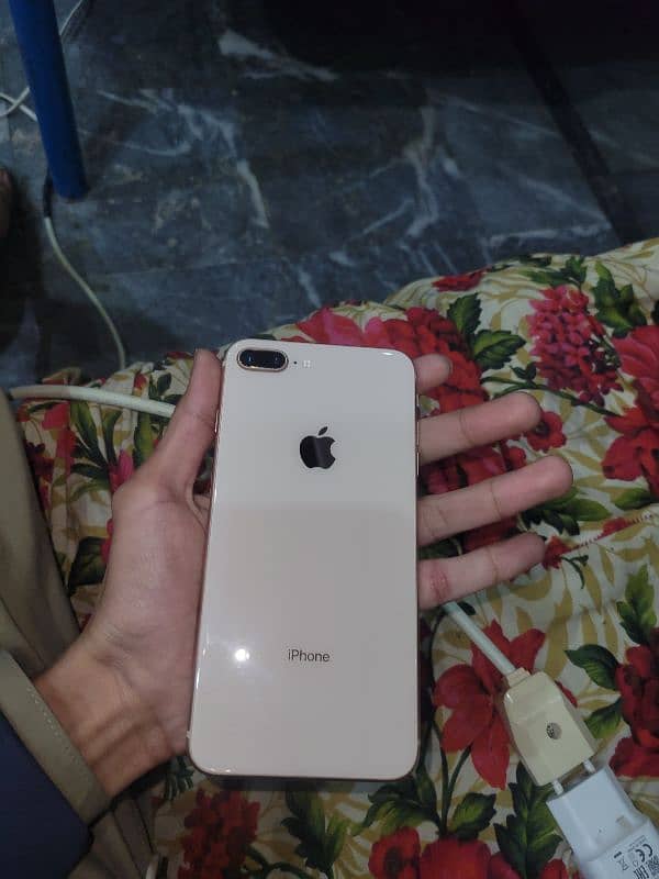 I phone 8 plus pta approved 64 gb 10 by 9 condition hy with box 6