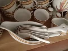 PURE ENGLISH 70 PIECE CROCKERY SET