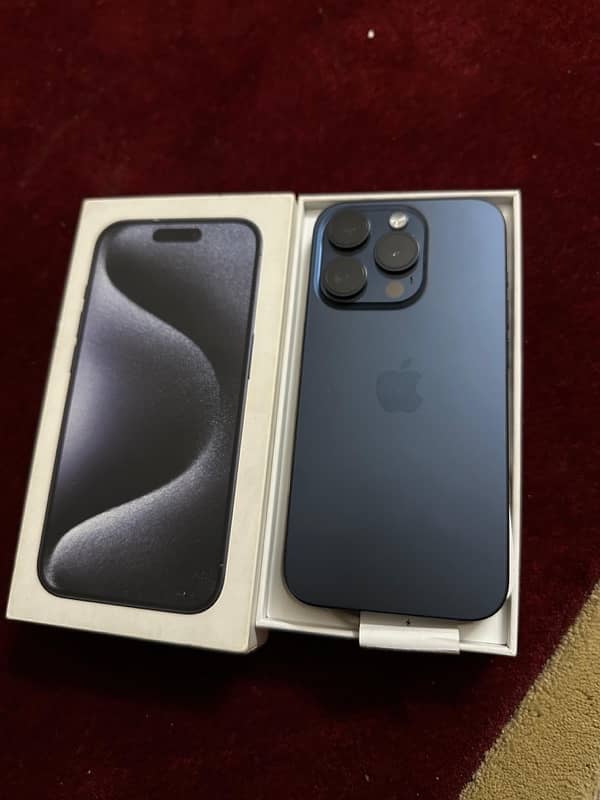 iPhone 15pro pta approved 128gb 4