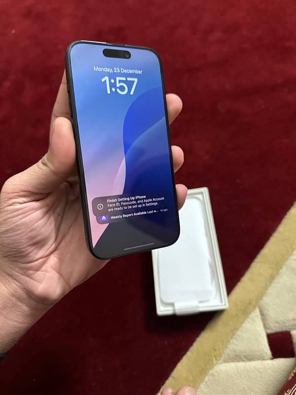 iPhone 15pro pta approved 128gb 5