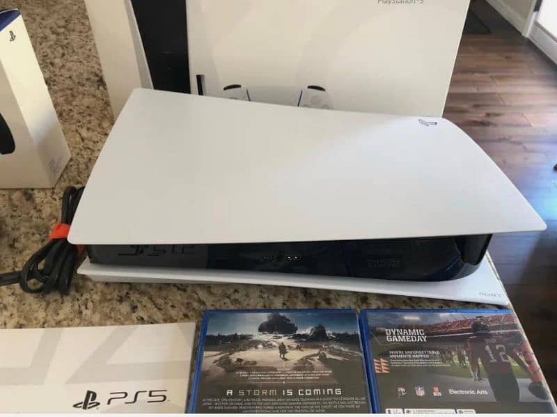 New Sony PlayStation 5 Disc Version + 2 Controller and 10 free game 1