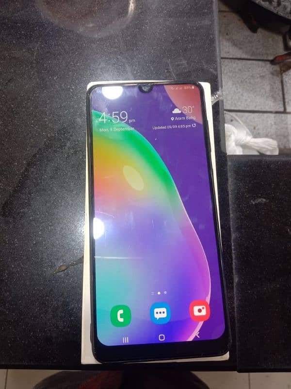 Samsung A31 4gb 128gb MinOr Creck Only back key k pas 0