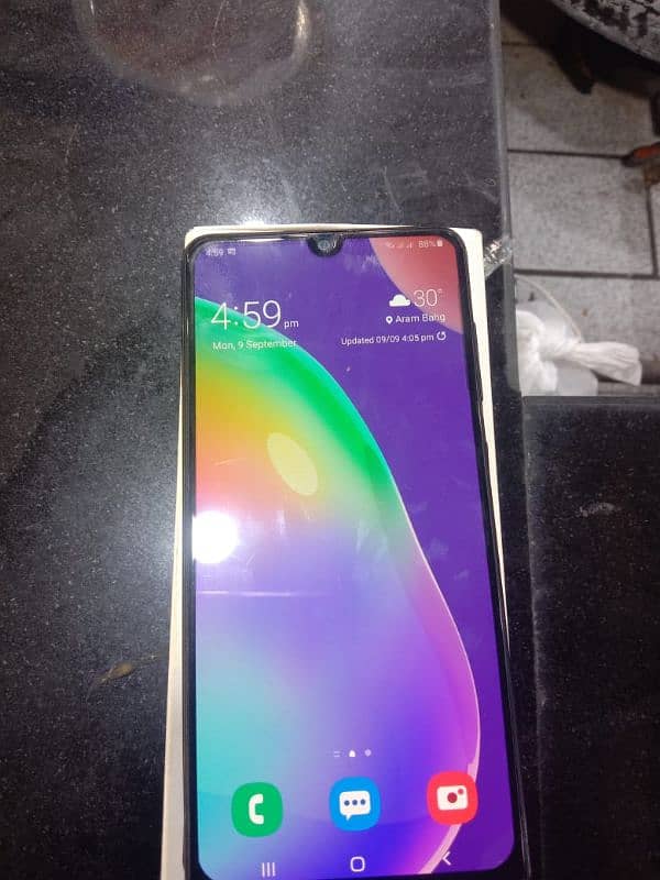 Samsung A31 4gb 128gb MinOr Creck Only back key k pas 1