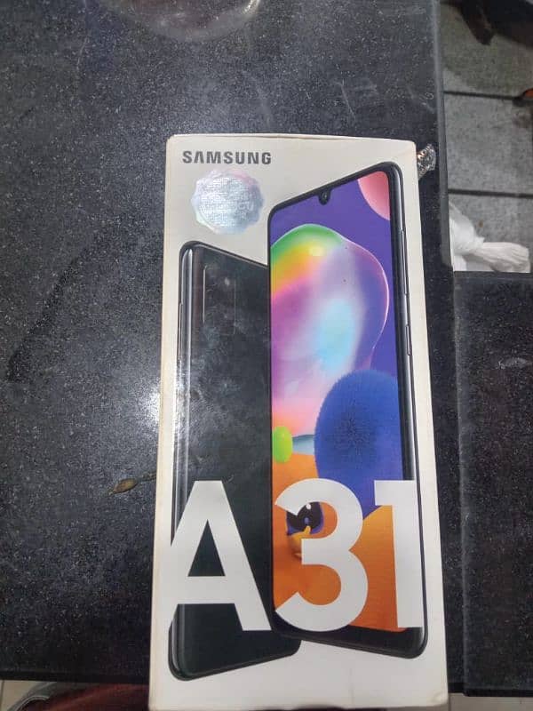 Samsung A31 4gb 128gb MinOr Creck Only back key k pas 4