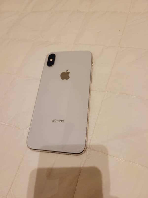 iphone x pta approved 256gb condition 10/10 scratch less water pack 3