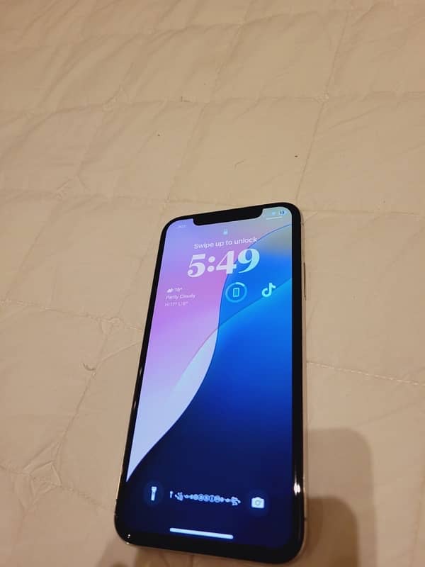 iphone x pta approved 256gb condition 10/10 scratch less water pack 4