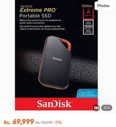 SanDisk Extreme Portable SSD 500GB