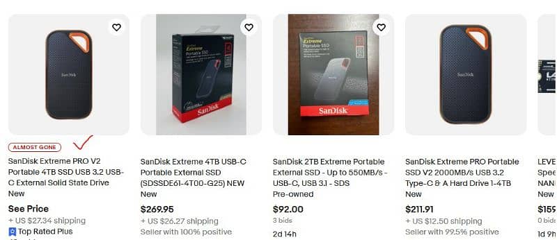 SanDisk Extreme Portable SSD 500GB 4