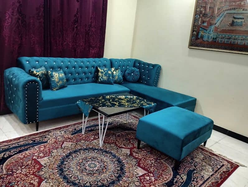 L shape sofa 7 seater 6