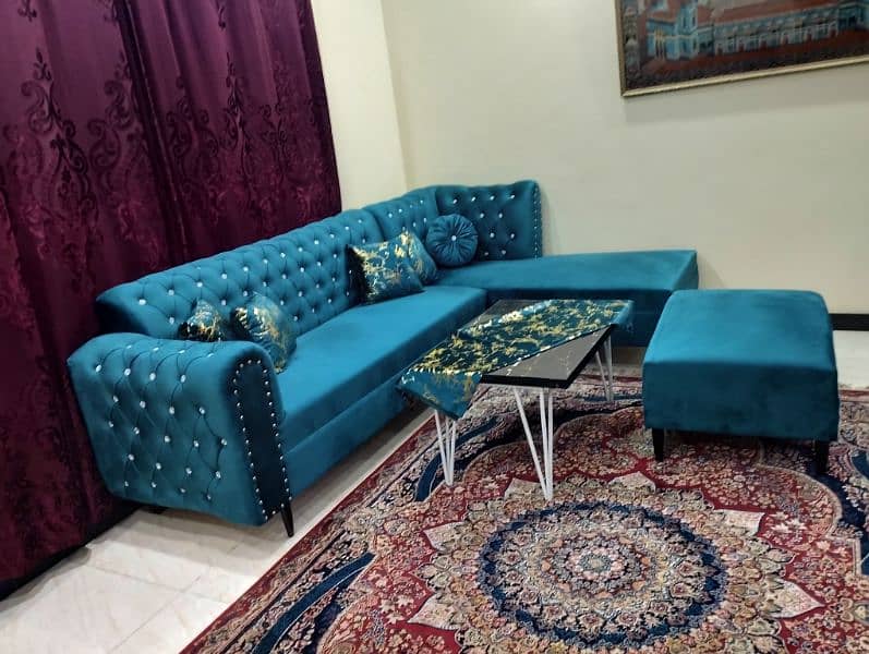 L shape sofa 7 seater 8