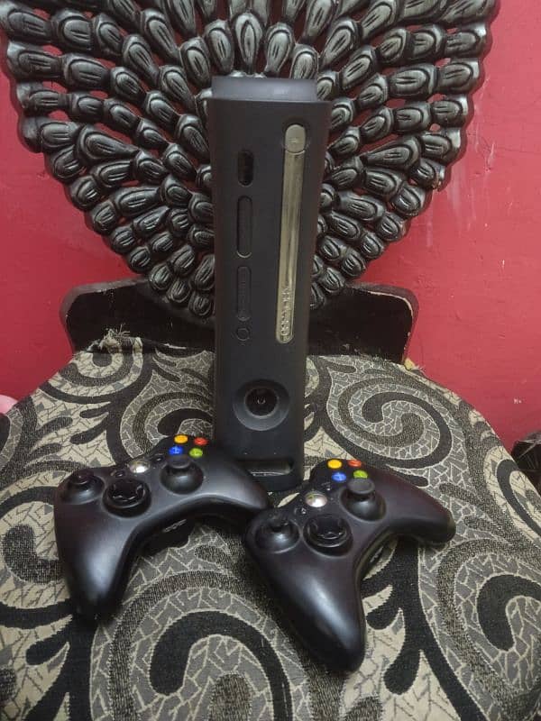 x box 360 with 2 x controller 6