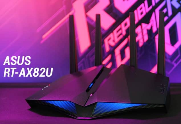 Gaming Router ASUS RT-AX82U V2 AX5400 Dual-Band WiFi 6 (Box Pack) 0