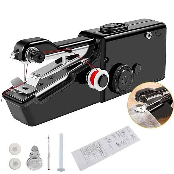 Portable Mini Handheld Sewing Machine Quick Stitch 0