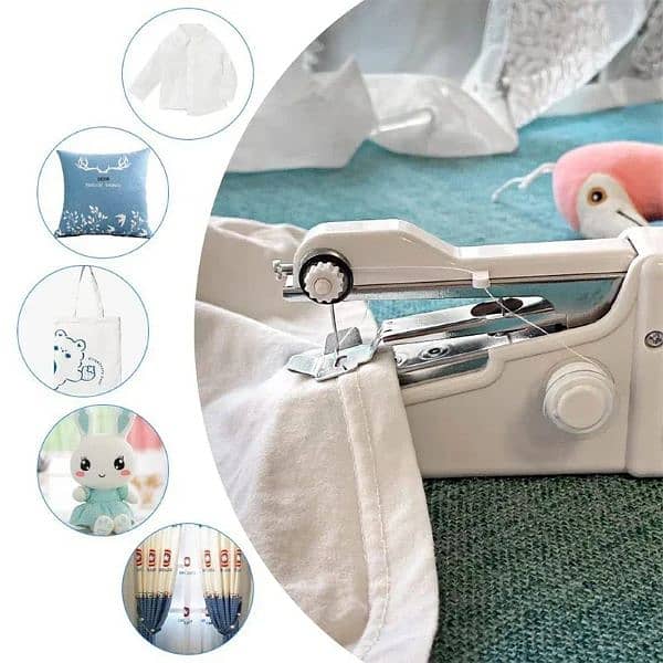 Portable Mini Handheld Sewing Machine Quick Stitch 2