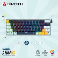 Fantech Atom 63 Wired Mechanical Keyboard - Hot-swappable