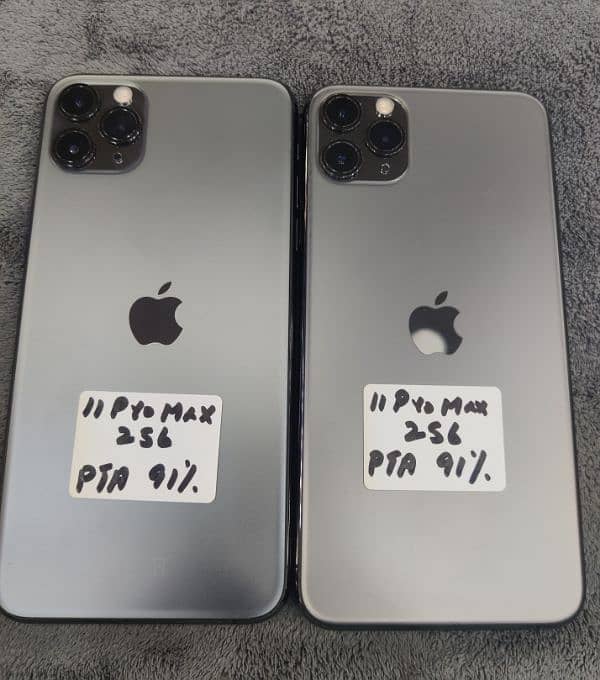 iphone / 11 promax / 256gb / dual sim pta approved 4